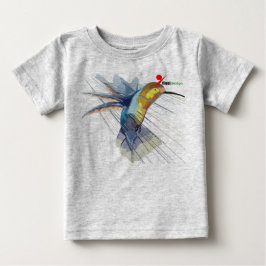 Camiseta de bebé de colibrí adorable 