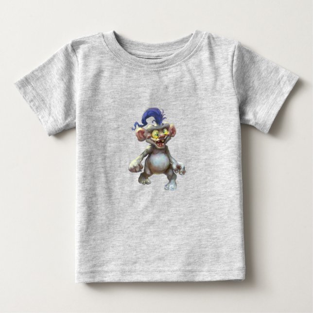 Camiseta de bebé de crema (Anverso)