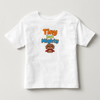 Camiseta de bebé de Dachshund diminuto pero podero