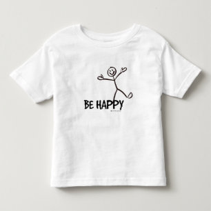 CAMISETA DE BEBÉ DE DIBUJO ANIMADO SÉ FELIZ