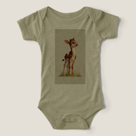 Camiseta de bebé de dibujos animados de pequeño ci