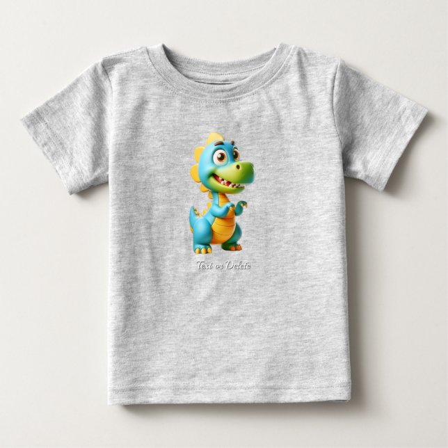 Camiseta de bebé de dinosaurios (Anverso)