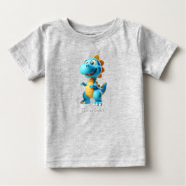 Camiseta de bebé de dinosaurios
