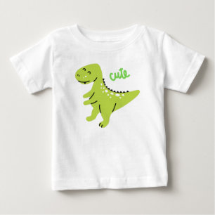 Camiseta de bebé de dinosaurios