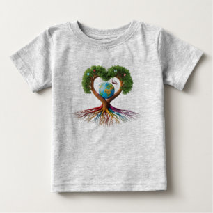 Camiseta de bebé de familia de elefante lindo