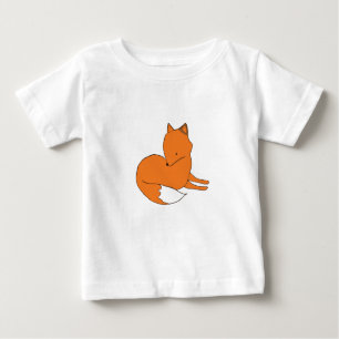 Camiseta de bebé de Fox Drawing