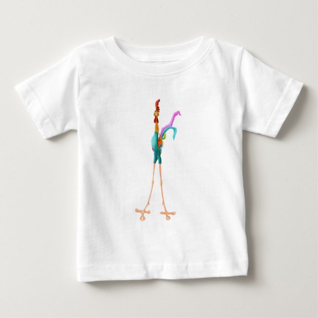 Camiseta de bebé de gallo divertido (Anverso)