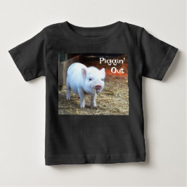 Camiseta de bebé de granja Piggin 'Out Baby