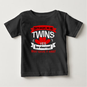 Camiseta De Bebé De hecho, somos gemelos