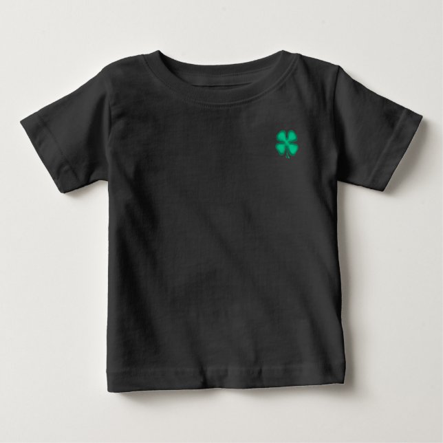 Camiseta de bebé de Irlanda negra (Anverso)