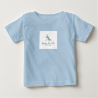 Camiseta de bebé de jersey suave