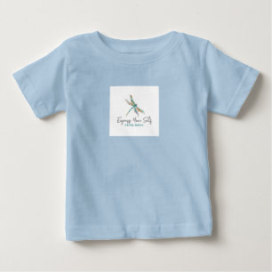 Camiseta de bebé de jersey suave