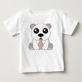 Camiseta de bebé de jersey suave Teddy Bear Baby
