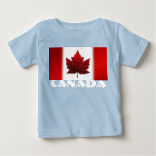 Camiseta de bebé de la bandera de Canadá Recuerdos