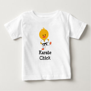 Camiseta de bebé de largo aliento de Karate Chick