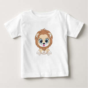 Camiseta de bebé de león