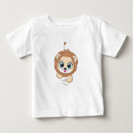 Camiseta de bebé de león