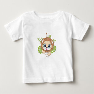Camiseta de bebé de león