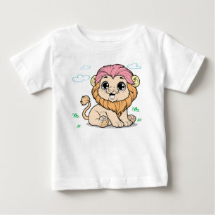 Camiseta de bebé de león adorable – Bebé Colorido