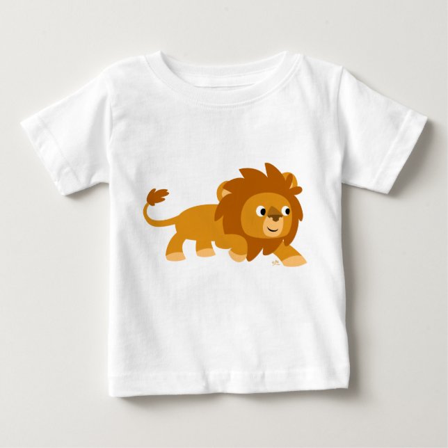 Camiseta de bebé de león Personalizado inteligente (Anverso)