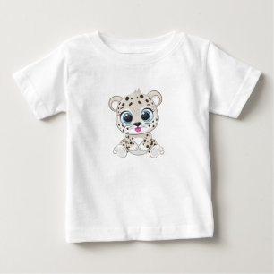 Camiseta de bebé de Leopardo Cute