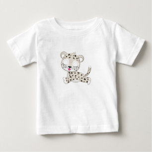 Camiseta de bebé de Leopardo Cute
