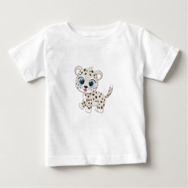 Camiseta de bebé de Leopardo Cute