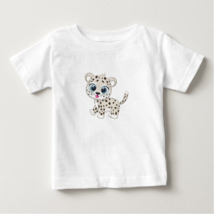 Camiseta de bebé de Leopardo Cute