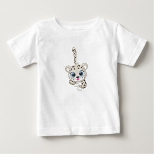 Camiseta de bebé de Leopardo Cute