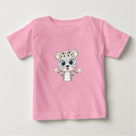 Camiseta de bebé de Leopardo Cute
