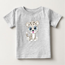 Camiseta de bebé de Leopardo Cute