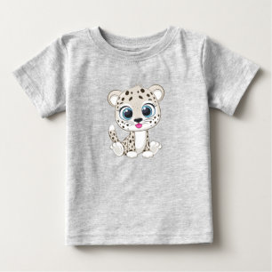 Camiseta de bebé de Leopardo Cute