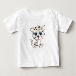 Camiseta de bebé de Leopardo Cute