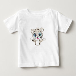 Camiseta de bebé de Leopardo Cute