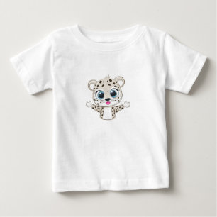 Camiseta de bebé de Leopardo Cute