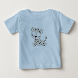 Camiseta de bebé de Leopardo Cute