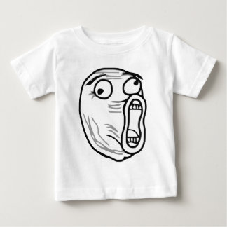 Camiseta De Bebé De LOL de la risa cara ruidosa Meme de la rabia