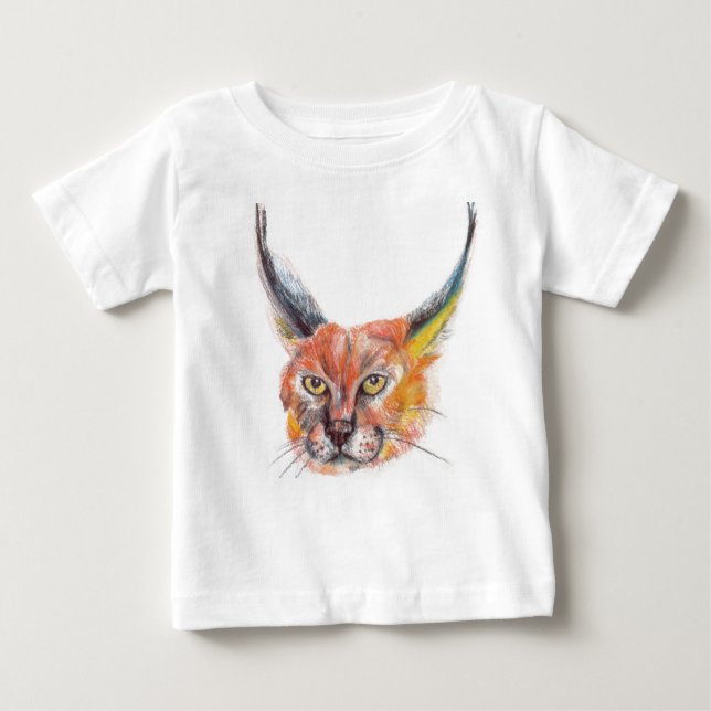 Camiseta de bebé de Lynx fan (Anverso)