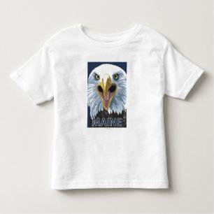 Camiseta De Bebé De MaineEagle cierre para arriba