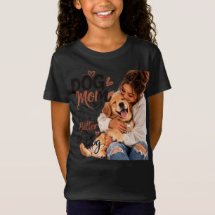 Camiseta de bebé de mamá de perro – Huella de amor