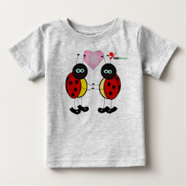 CamiSETA de bebé de Mariquita Adorable