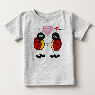 CamiSETA de bebé de Mariquita Adorable