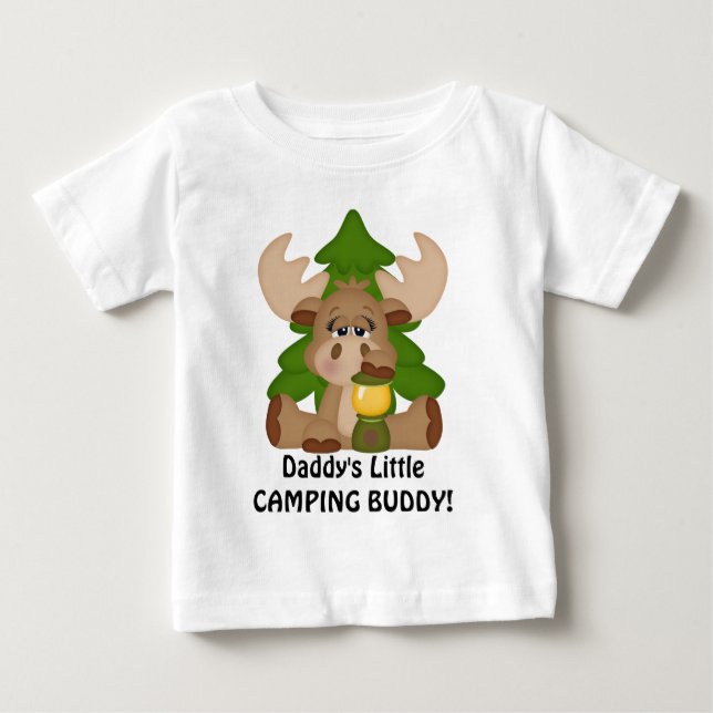 Camiseta de bebé de mi amigo de acampada de papá (Anverso)