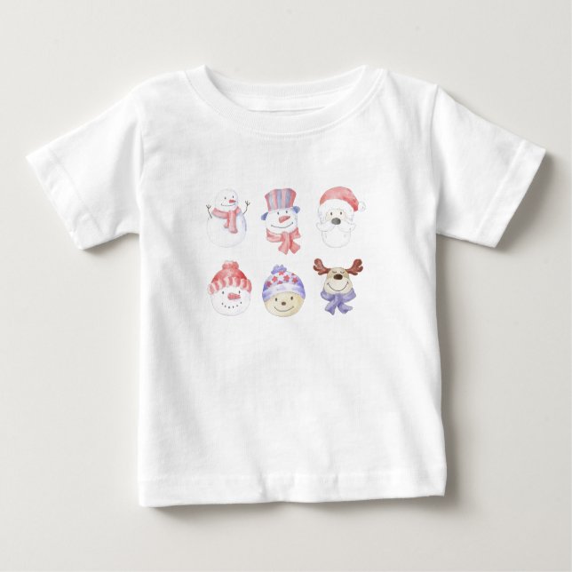 Camiseta de bebé de navidad (Anverso)