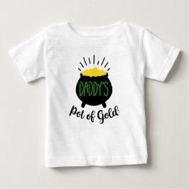 Camiseta de bebé de oro de papá