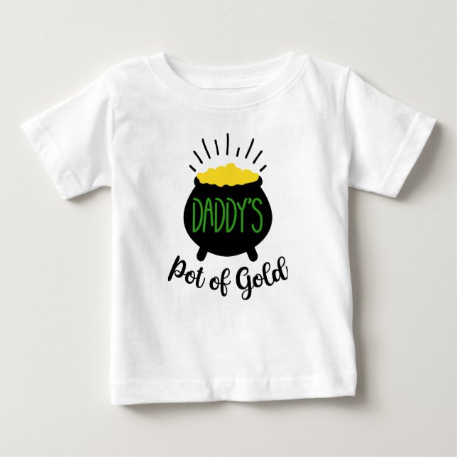 Camiseta de bebé de oro de papá (Anverso)