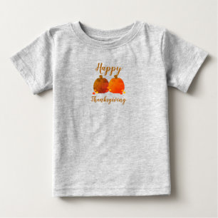 Camiseta de bebé de otoño/otoño/calabaza