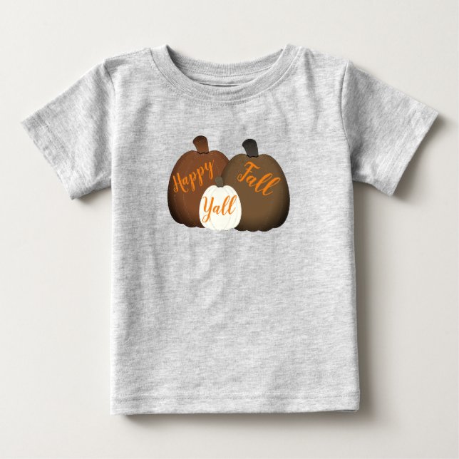 Camiseta de bebé de otoño/otoño/calabaza (Anverso)