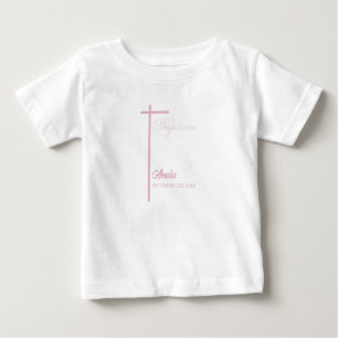 Camiseta De Bebé De padrina sobre bautismo Chica personalizado