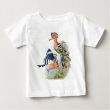 Camiseta de bebé de pájaros curados